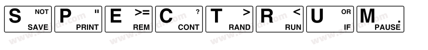 Spectrum Sans字体转换